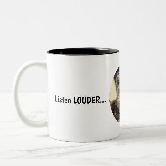 LOUDER-Tasse Zweifarbige Tasse (Links)