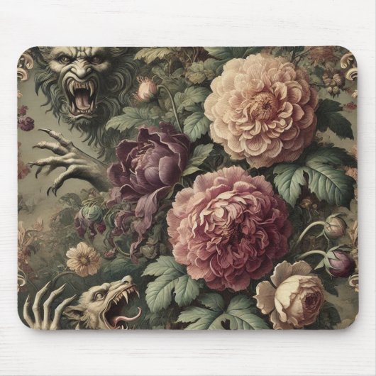 Louder than Blooms – Gothic Victorian Mousepad (Vorne)