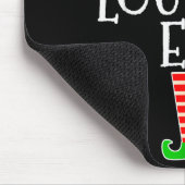 Loudest Elf Group Matching Family Christmas Loud F Mousepad (Ecke)