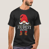 Loudest Gnome Matching Christmas Family Pajama  T-Shirt (Vorderseite)