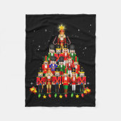 Loudest Nutcracker Group Matching Family Holiday F Fleecedecke (Vorderseite)