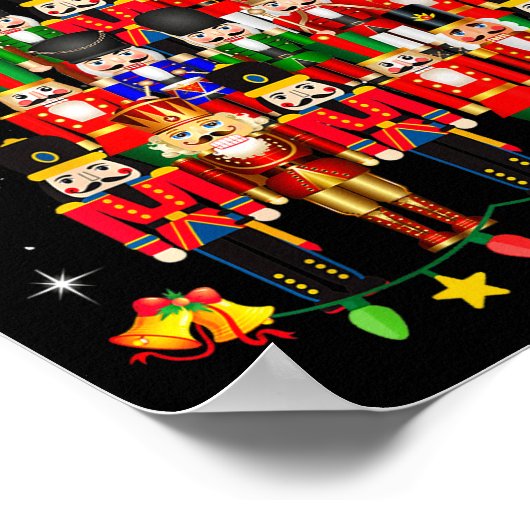 Loudest Nutcracker Group Matching Family Holiday F Poster (Ecke)