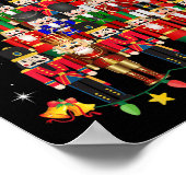 Loudest Nutcracker Group Matching Family Holiday F Poster (Ecke)