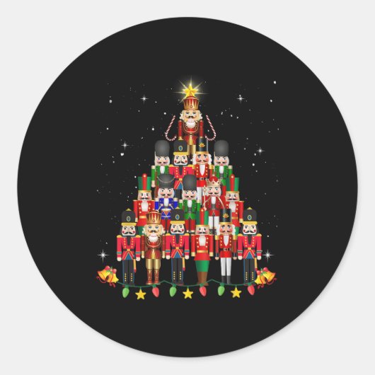 Loudest Nutcracker Group Matching Family Holiday F Runder Aufkleber (Vorderseite)