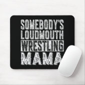 Loudmouth Wrestling Mama Mama Funny Mütter Day Mousepad (Mit Mouse)