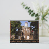 Loudon Landkreis Courthouse - Loudon, TN Postkarte (Stehend Vorderseite)