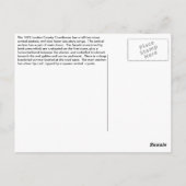 Loudon Landkreis Courthouse - Loudon, TN Postkarte (Rückseite)