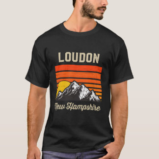 Loudon New Hampshire Heimat City Staat Retro Usa T-Shirt