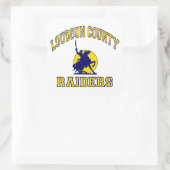 Loudoun Landkreis Raiders Quadratischer Aufkleber (Tasche)