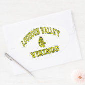 Loudoun Valley Vikings Ovaler Aufkleber (Umschlag)