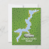 Lough Derg Ireland Map (Rückseite)