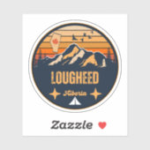 Lougheed, Alberta Aufkleber (Blatt)
