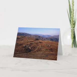 Loughrigg Fell Cumbria England Dankeskarte