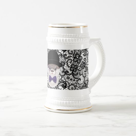 Loui Otterman Stein Bierglas (VorderseiteRechts)