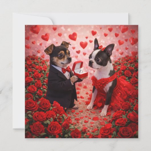 Louie & Luna Wish You a Very Special Day 3 Karte (Vorderseite)