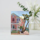 Louies Backyard Postard Postkarte (Stehend Vorderseite)