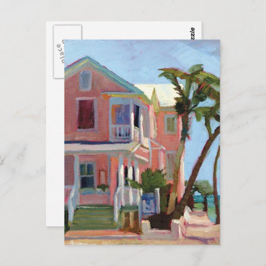 Louies Backyard Postard Postkarte (Vorne/Hinten)