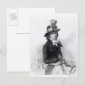 Louis Antoine de Saint-Just Postkarte (Vorne/Hinten)