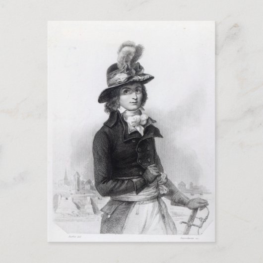 Louis Antoine de Saint-Just Postkarte (Vorderseite)