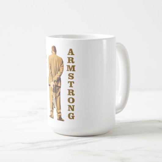Louis Armstrong Kaffeetasse (VorderseiteRechts)