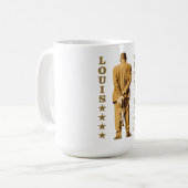 Louis Armstrong Kaffeetasse (Vorderseite Links)