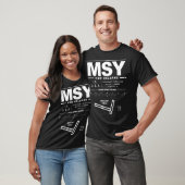 Louis Armstrong New Orleans Int'l Airport Louisian T-Shirt (Unisex)