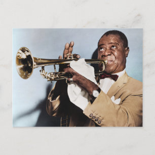 Louis Armstrong Postkarte