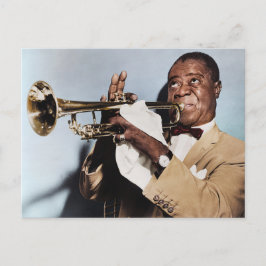 Louis Armstrong Postkarte