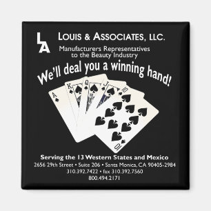 Louis & Assoc. 2x2 Fläche Magnet