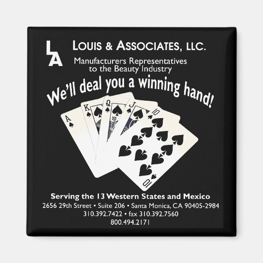 Louis & Assoc. 2x2 Fläche Magnet (Vorne)