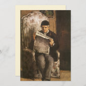 Louis Auguste Cezanne Vater der Künstlerlesung (Vorne/Hinten)