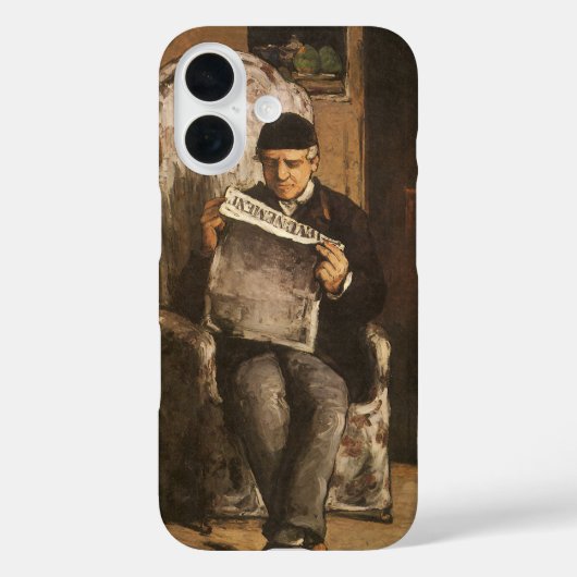 Louis Auguste Cezanne Vater der Künstlerlesung Case-Mate iPhone Hülle (Rückseite)