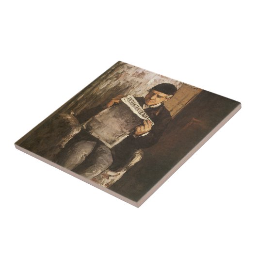 Louis Auguste Cezanne Vater der Künstlerlesung Fliese (Seite)
