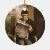 Louis Auguste Cezanne Vater der Künstlerlesung Keramikornament (Vorne)