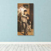 Louis Auguste Cezanne Vater der Künstlerlesung Leinwanddruck (Insitu (Holzboden))