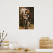 Louis Auguste Cezanne Vater der Künstlerlesung Poster (Küche)