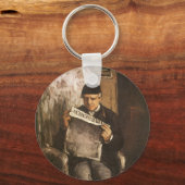 Louis Auguste Cezanne Vater der Künstlerlesung Schlüsselanhänger (Vorderseite)