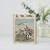 Louis Bleriot Landung in Dover Postkarte (Stehend Vorderseite)