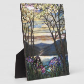 Louis Comfort Tiffany - verkettetes Glas 4 Magnoli Fotoplatte (Seite)