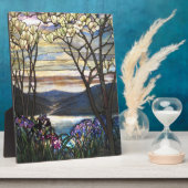 Louis Comfort Tiffany - verkettetes Glas 4 Magnoli Fotoplatte (Seite)