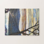 Louis Comfort Tiffany - verkettetes Glas 4 Magnoli Puzzle (Horizontal)