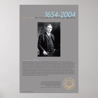 Louis D. Brandeis (1856-1941) Poster