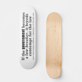 Louis D. Brandeis Olmstead / United Staaten (1928) Skateboard (Vorderseite)