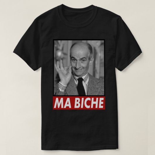 Louis de Funes Ma Biche Design Classic T-Shirt (Design vorne)