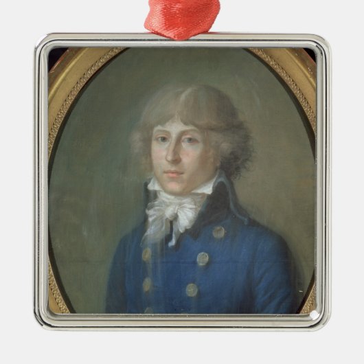 Louis de Heilig-Gerade Silbernes Ornament (Vorne)