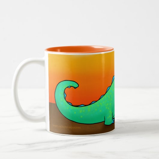 Louis die Eidechse, Tasse (Links)