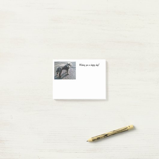 Louis die Hundepost-itanmerkungen Post-it Klebezettel (Auf Schreibtisch)