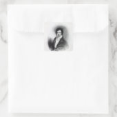 Louis-Eustache Ude Quadratischer Aufkleber (Tasche)