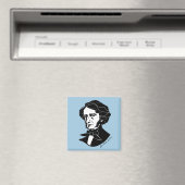 Louis-Hector Berlioz (auf farbigem Hintergrund) Magnet (In Situ (Geschirrspüler))