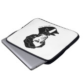 Louis-Hector Berlioz Laptopschutzhülle (Vorne Knopf)
